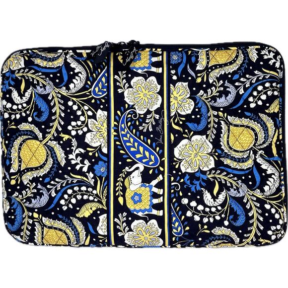 Vera Bradley Ellie Blue‎ Laptop Sleeve Retired 2012 - Picture 1 of 10